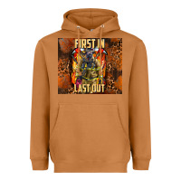 Meerkat first in last out firefighter Heavyweight Hoodie - AdoDesignShop