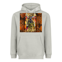 Moon Dust first in last out firefighter Heavyweight Hoodie - AdoDesignShop
