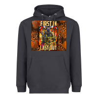 Smoke first in last out firefighter Heavyweight Hoodie - AdoDesignShop