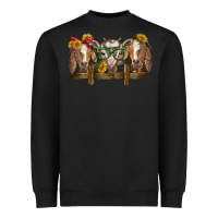 Black western goats Heavyweight Sweatshirt - BarkalooDesign