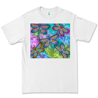 White dragonflies Premium Tee - TumblerDesignByShophia