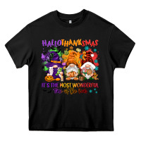 Black Hallothanksmas it's the most wonderful time of the Heavy Core Tee - NancyCooperArtShop