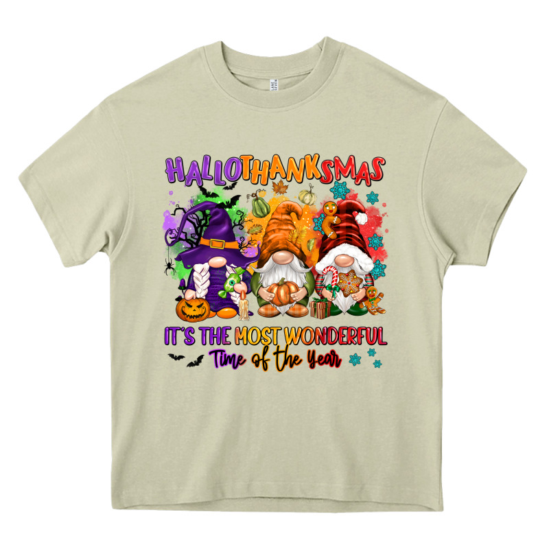 Hallothanksmas It's The Most Wonderful Time Of The Heavy Core Tee by NancyCooperArtShop | Teevron