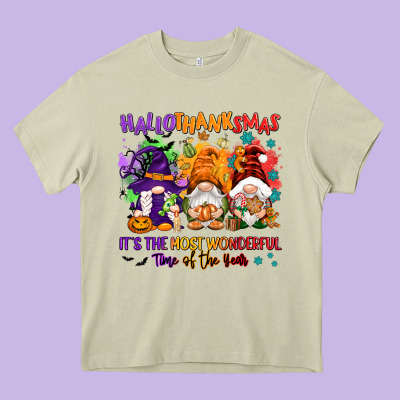 Hallothanksmas It's The Most Wonderful Time Of The Heavy Core Tee Designed By Nancycooperartshop