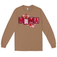 Toasted Coconut Mother's Day mama hearts Long Sleeve Tee - FaDigitalArtStudio