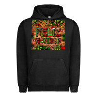 Pigment Black feliz navidad Christmas cactus leopard Urban Hoodie - JahusDesignShop