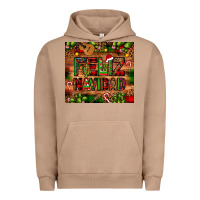 Pigment Burro feliz navidad Christmas cactus leopard Urban Hoodie - JahusDesignShop