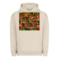 Pigment French Oak feliz navidad Christmas cactus leopard Urban Hoodie - JahusDesignShop