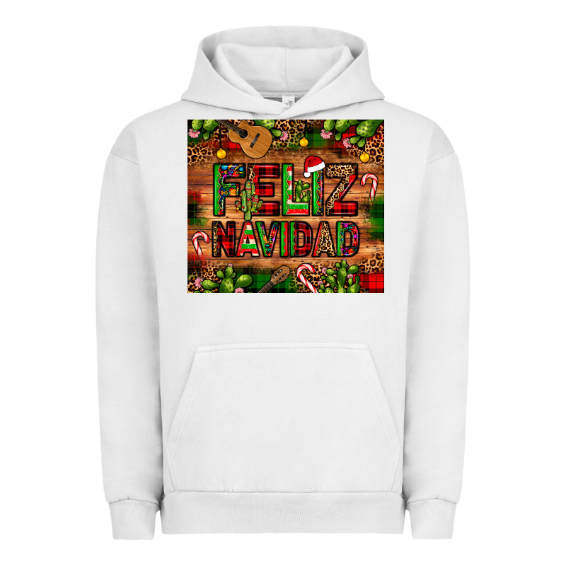 Feliz Navidad Christmas Cactus Leopard Urban Hoodie by JahusDesignShop | Teevron