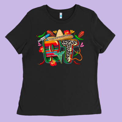 Cinco De Mayo Rt Ladies Tee Designed By Cowgirlartshop