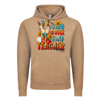 Vintage Coffee Half Coffee Half Teacher Vintage Hoodie - FaDigitalArtStudio