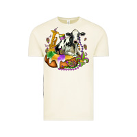 Vintage Arctic holstein mardi gras Vintage Tee - OliviaCreatesArt