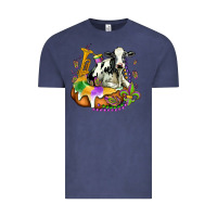 Vintage Denim holstein mardi gras Vintage Tee - OliviaCreatesArt
