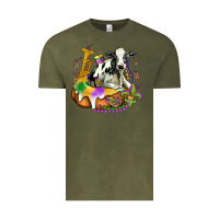Vintage Olive holstein mardi gras Vintage Tee - OliviaCreatesArt