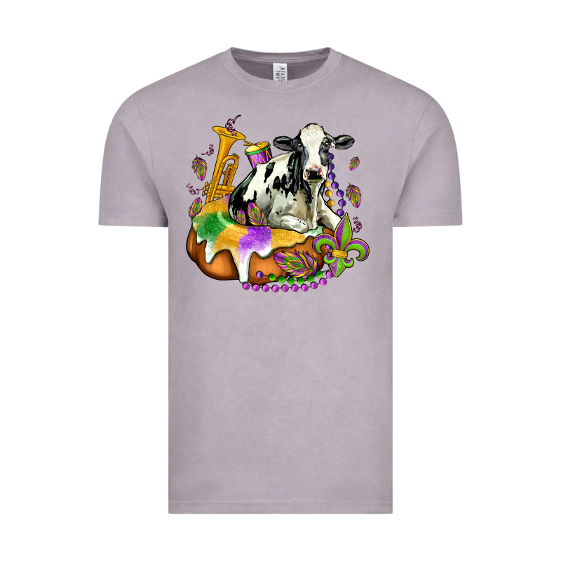 Holstein Mardi Gras Vintage Tee by OliviaCreatesArt | Teevron