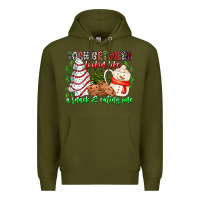 Army Green Torn Between Looking Like A Snack Eating One Premium Hoodie - CowhideDigitalArt