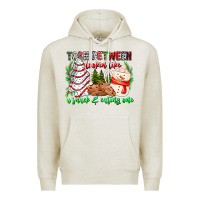 Oatmeal Heather Torn Between Looking Like A Snack Eating One Premium Hoodie - CowhideDigitalArt