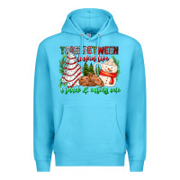 Ocean Blue Torn Between Looking Like A Snack Eating One Premium Hoodie - CowhideDigitalArt