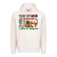 Pale Pink Torn Between Looking Like A Snack Eating One Premium Hoodie - CowhideDigitalArt