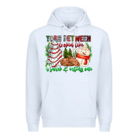 White Torn Between Looking Like A Snack Eating One Premium Hoodie - CowhideDigitalArt
