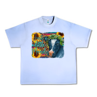 Grape Ice Cow Serape Just a Little Moody Urban Heavy Tee - CowCowDesign