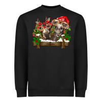 Black Christmas donkeys Heavyweight Sweatshirt - BarkalooDesign