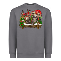 Storm Christmas donkeys Heavyweight Sweatshirt - BarkalooDesign