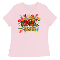 Bubblegum Pink cinco de mayo nail tech Ladies Tee - CowGirlArtShop