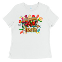 White cinco de mayo nail tech Ladies Tee - CowGirlArtShop