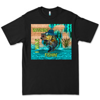 Black wıshın i was fıshın Premium Tee - TumblerDesignByShophia