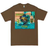 Cacao wıshın i was fıshın Premium Tee - TumblerDesignByShophia