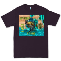 Plum wıshın i was fıshın Premium Tee - TumblerDesignByShophia