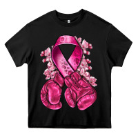 Black breast cancer with boxing gloves Heavy Core Tee - NancyCooperArtShop