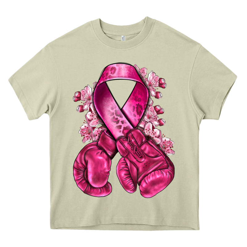 Breast Cancer With Boxing Gloves Heavy Core Tee by NancyCooperArtShop | Teevron