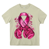 Mossy breast cancer with boxing gloves Heavy Core Tee - NancyCooperArtShop