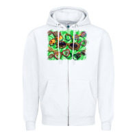 White sunglasses background Zipper Hoodie - BarkalooDesign