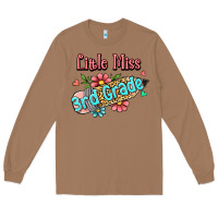 Toasted Coconut little miss third grade Long Sleeve Tee - RanaPortraitStore