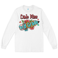 White little miss third grade Long Sleeve Tee - RanaPortraitStore