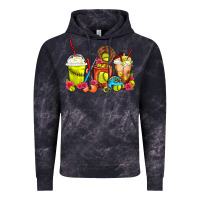 Cloud Black Softball Coffee Cups Vintage Hoodie - FaDigitalArtStudio