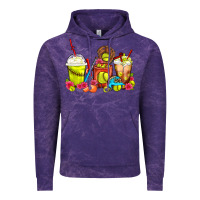 Cloud Purple Softball Coffee Cups Vintage Hoodie - FaDigitalArtStudio