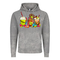 Cloud Rock Softball Coffee Cups Vintage Hoodie - FaDigitalArtStudio