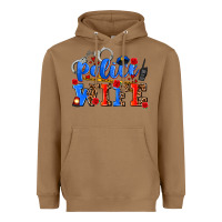 Toasted Coconut police wife Heavyweight Hoodie - AdoDesignShop