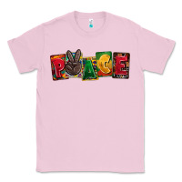 Bubblegum Pink peace juneteenth Classic Tee - CowGirlArtShop
