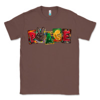 Chestnut peace juneteenth Classic Tee - CowGirlArtShop