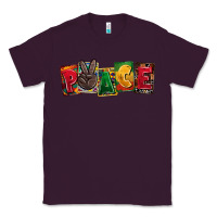 Plum peace juneteenth Classic Tee - CowGirlArtShop