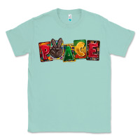 Seafoam peace juneteenth Classic Tee - CowGirlArtShop