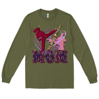 Army Green Taekwondo mom Mother's Day Long Sleeve Tee - FaDigitalArtStudio