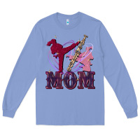 Colony Blue Taekwondo mom Mother's Day Long Sleeve Tee - FaDigitalArtStudio