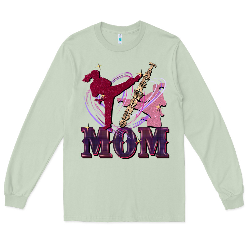 Taekwondo Mom Mother's Day Long Sleeve Tee by FaDigitalArtStudio | Teevron