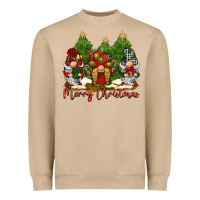 Merry Christmas Gnomies Heavyweight Sweatshirt | Teevron